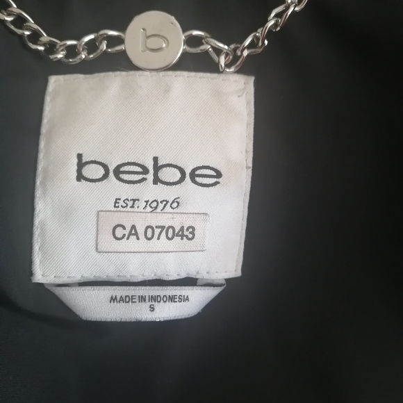 bebe Elegant Black Trench Coat - Picture 11 of 12